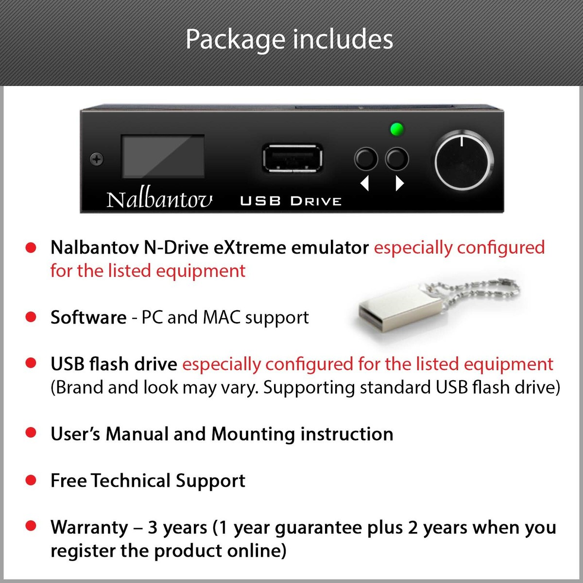 USB Floppy Drive Emulator Nalbantov N-Drive eXtreme for GEM S2, S3