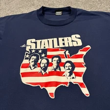 Statler Brother Shirt Men Small Blue Country Music Vintage 90s Four Star Quartet
