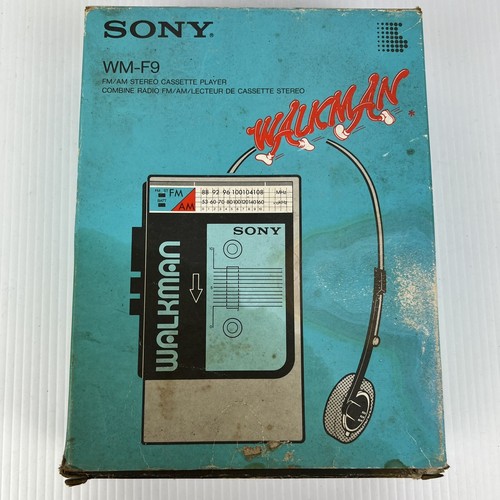 Vintage Sony WM-F9 Walkman - Not Working - Parts or Collectors Only