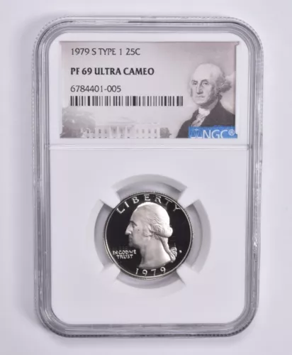 PF69 UCam 1979-S Type 1 ONE Washington Quarter NGC Graded Special Lbl