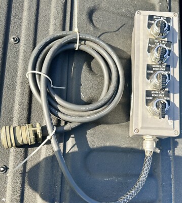 Stahlin Enclosure CF4PB PENDANT Crane CONTROL Raise Lower Switch W/Wire 24 Pin