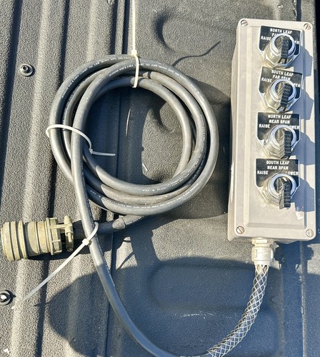 PENDANT CONTROL Crane Gantry Raise Lower Up Down Selector Switch W/Wire 24 Pin