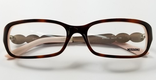 NUEVO MISSONI MI11302 Marrón Rosa Gafas de Lectura Computadora Lectores Gafas Marcos - Imagen 4 de 5