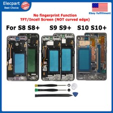 LCD Display For Samsung S10 Plus S10 S8 S8 S9 Incell/TFT Touch Digitizer Frame