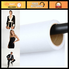 White Seamless Photo Backdrop 86"x32.8' - Ideal for Studio Photography  Events