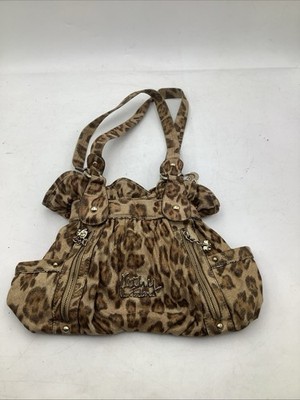 Y2K Kathy Van Zeeland Handbag Purse Cheetah Leopard *READ* | Free