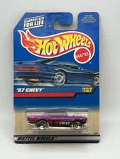 Hot Wheels 57 Chevy Purple Sawblade SB Wheels Vintage 1998 Collector 787 19956