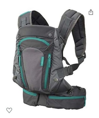 Infantino baby carrier 8-40 lbs 6 pocket carry face in/out & backpack style- GUC