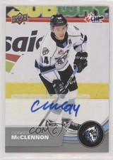 2021-22 Upper Deck CHL Auto Connor McClennon #5 Auto 0il7