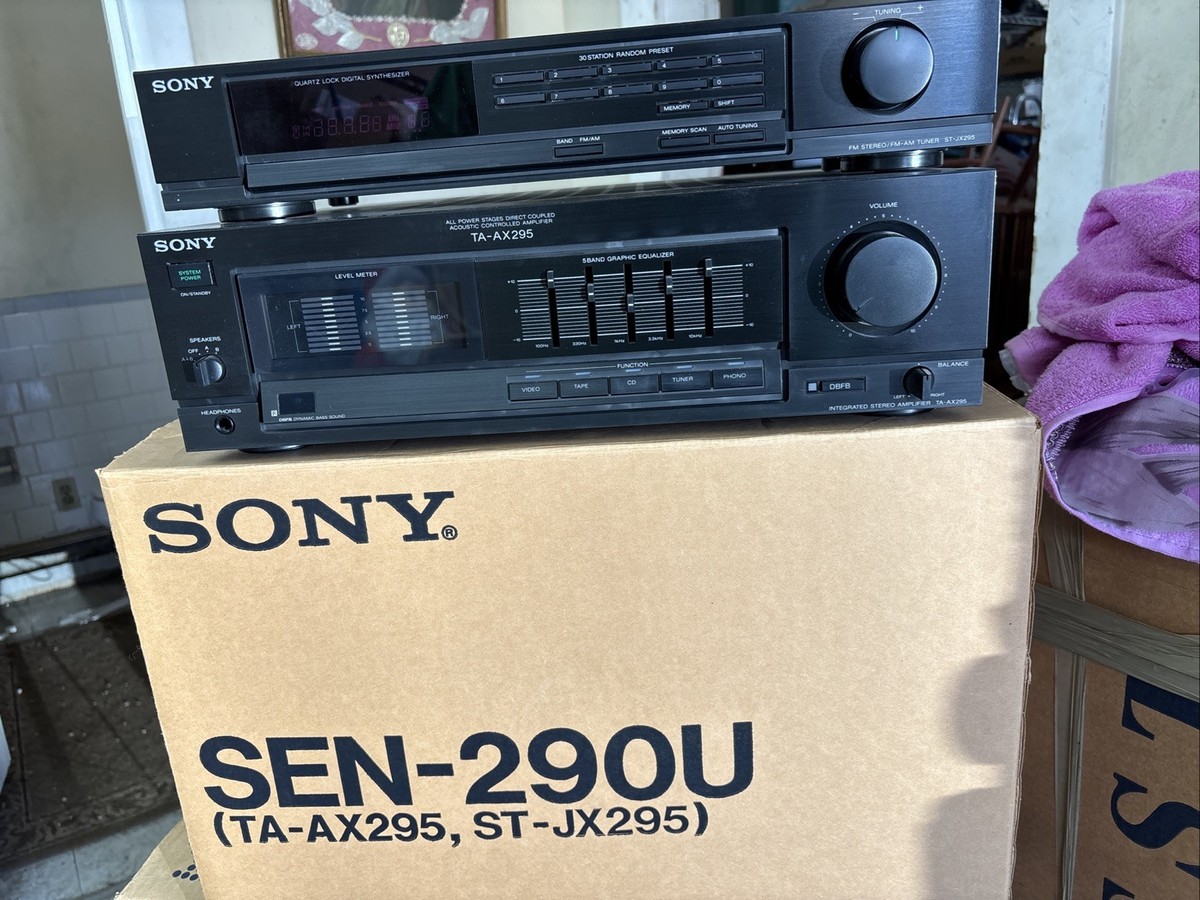Sony TA-ax295. St-jx295 Integrated Amplifier | eBay