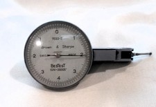 Vgc Brown Sharpe 7033-2 Horizontal Test Indicator W Box 0-4-0 .00005