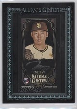 2024 Topps Allen & Ginter X Framed Mini Black Frame 2/10 Yuki Matsui Auto 4k8