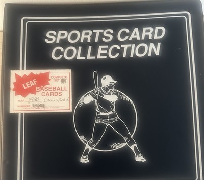 1990 LEAF BASEBALL CARDS IN BINDER