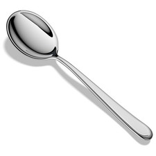 Serving Spoons,18/10 Stainless Steel Serving Utensils Spoons,8.6 Inch,Set of ...