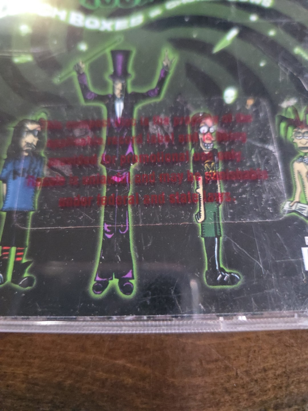 Marilyn Manson Spooky Kids Lunch Boxes CD Dvd Hot Topic Promo Listening Station image 3