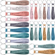 36-Pack Appreciation Keychains Thank You Gifts for Employees, Teachers, Vol...