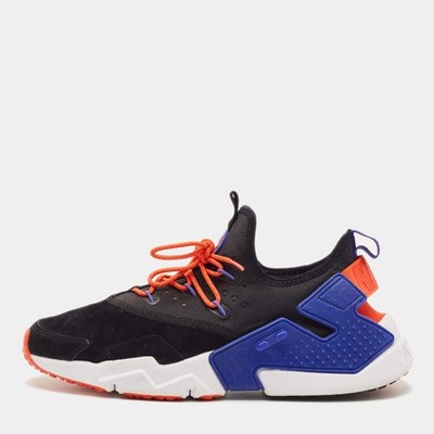 Nike Air Huarache Drift Black Rush Violet Size 44 Multicolor Suede and Rubber