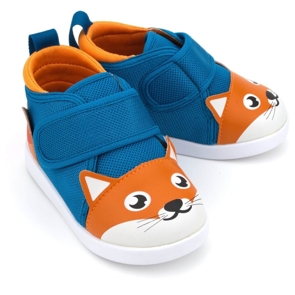 ikiki Fox Squeaky Toddler Shoes Version Deep Blue
