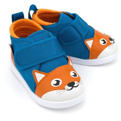 ikiki Fox Squeaky Toddler Shoes for Boys and Girls V2 | Deep Blue
