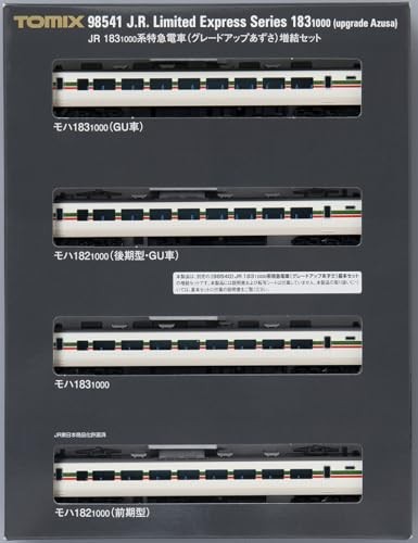 Tomix 98541 JR 183-1000 LTD. Tren EXP (Grado Azusa) Juego de 4 vagones Complementos Escala N | Zustand: New