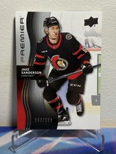 2023-24 Upper Deck PREMIER Hockey JAKE SANDERSON #65 PREMIER SP 202/299