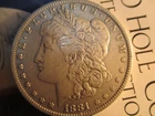1881 O Morgan 90% Silver Dollar - Good Date - Cleaned