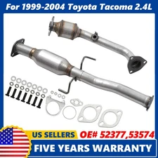 For Toyota Tacoma 1999 2000 2001-2004 2.4L Front & Rear Catalytic Converter Set