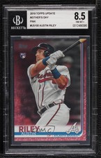2019 Topps Update Mother's Day Pink 22/50 Austin Riley #US100 BGS 8.5 k0w