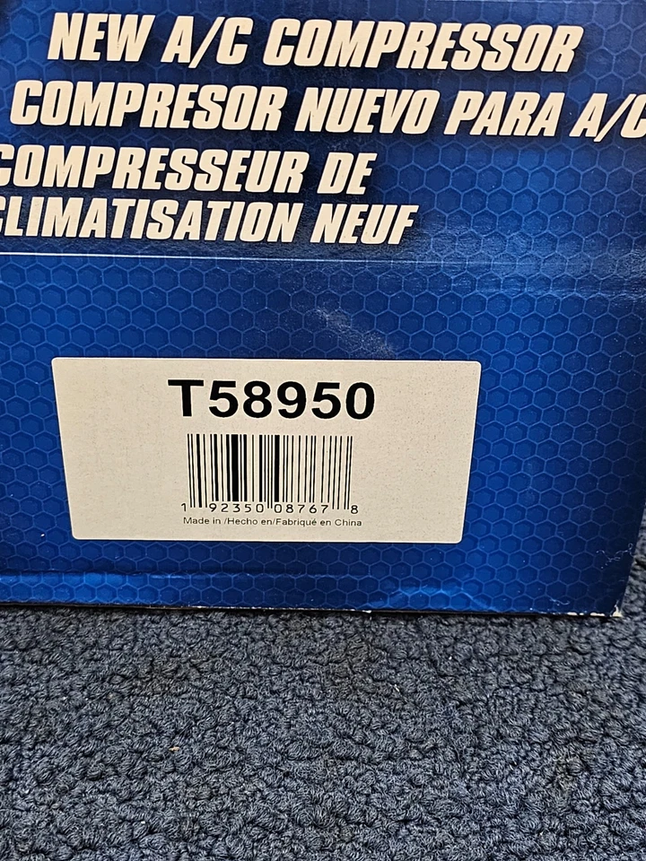 Compresor de aire acondicionado para Chevrolet C1500 1996-1999 Chevrolet Tahoe 1996-99 T58950 Foto 4 de 4