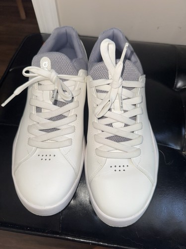 On Cloud. Womens Low Top Lace-Up Sneakers US 9 White/Gray - Picture 4 of 5