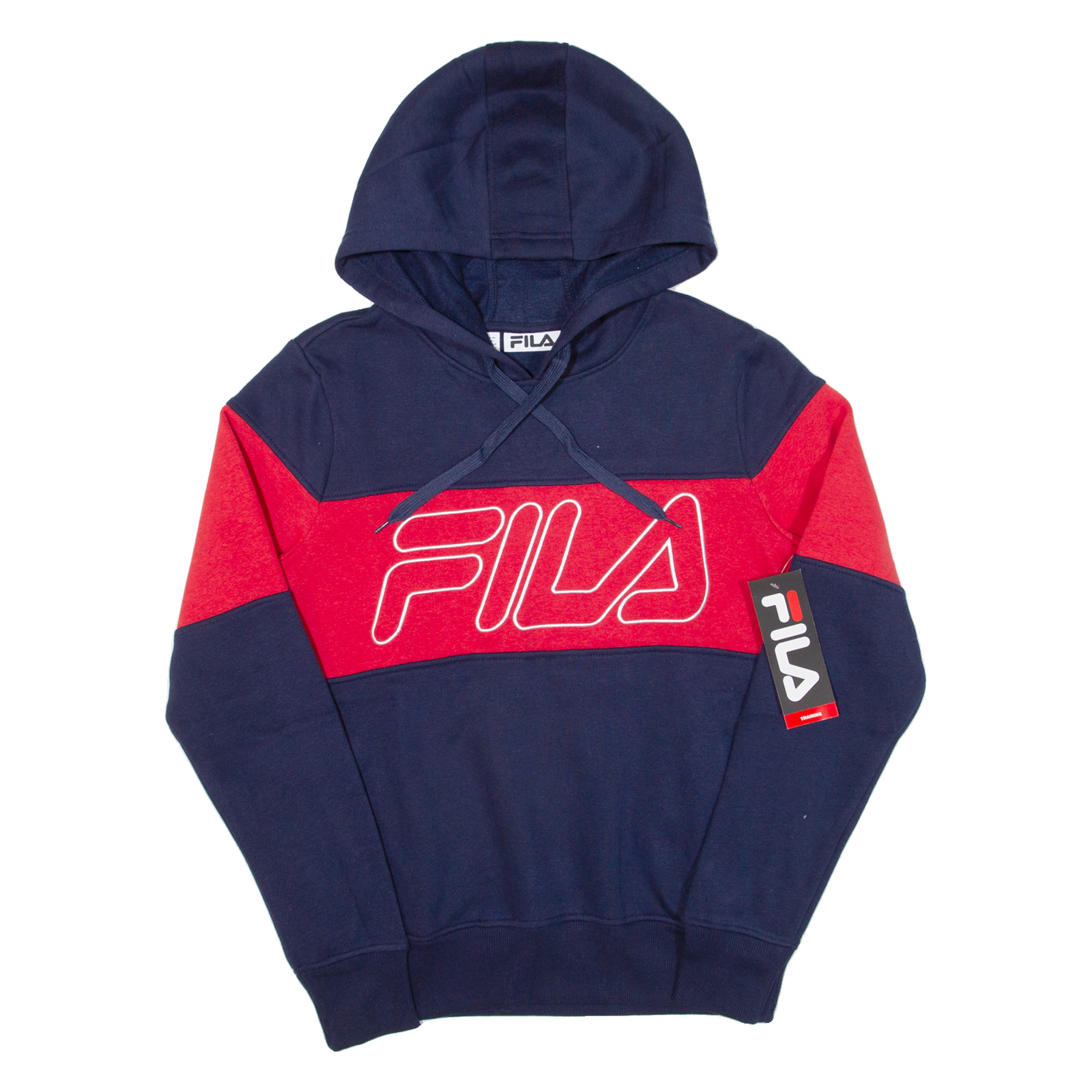 FILA felpa con cappuccio donna blu UK 10