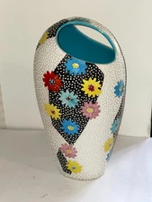 VASE DERUTA ARS ARTIGIANA POTTERY ITALY BRIDGES-FAENZA CASTELLI- ALBISSOLA PERUGIA