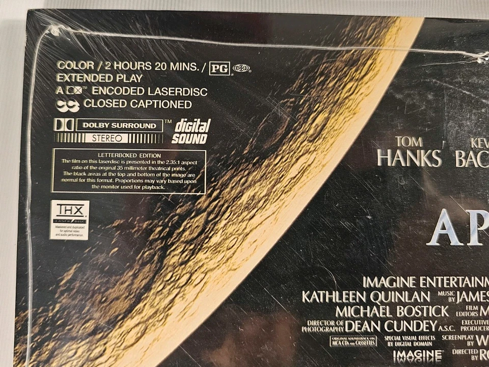Apollo 13 McA/ Universal Signature Collection Laserdisc LD NEW SEALED Letterbox - Imagem 4 de 4