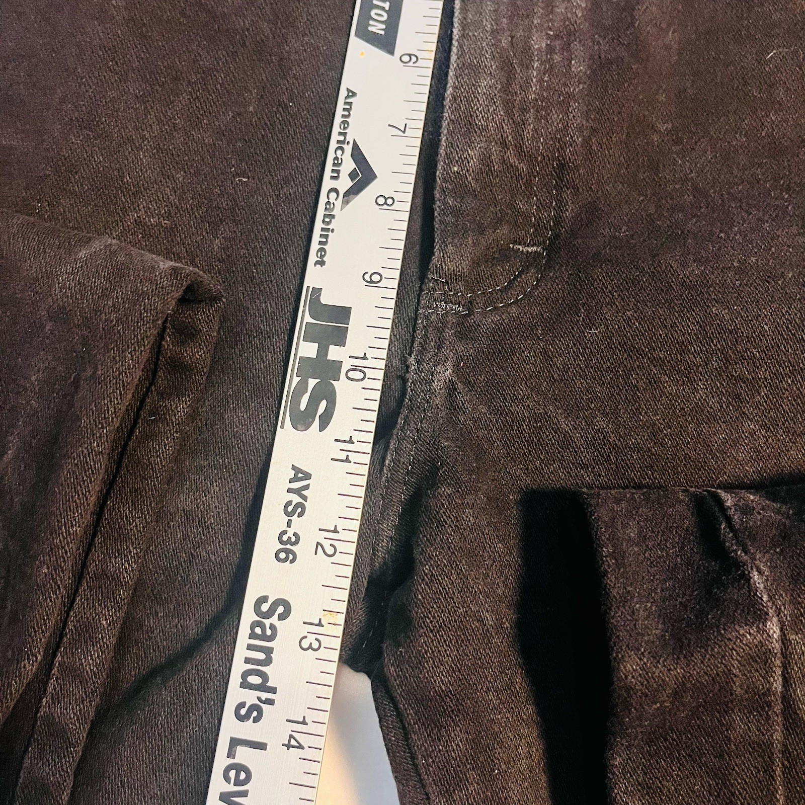 Zara Cargo Black Jeans Men's 34 Utility Grunge Baggy Wide Denim Streetwear thumbnail 12