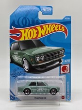 Hot Wheels 2021 '71 Datsun 510 Green HW J-Imports #4/10