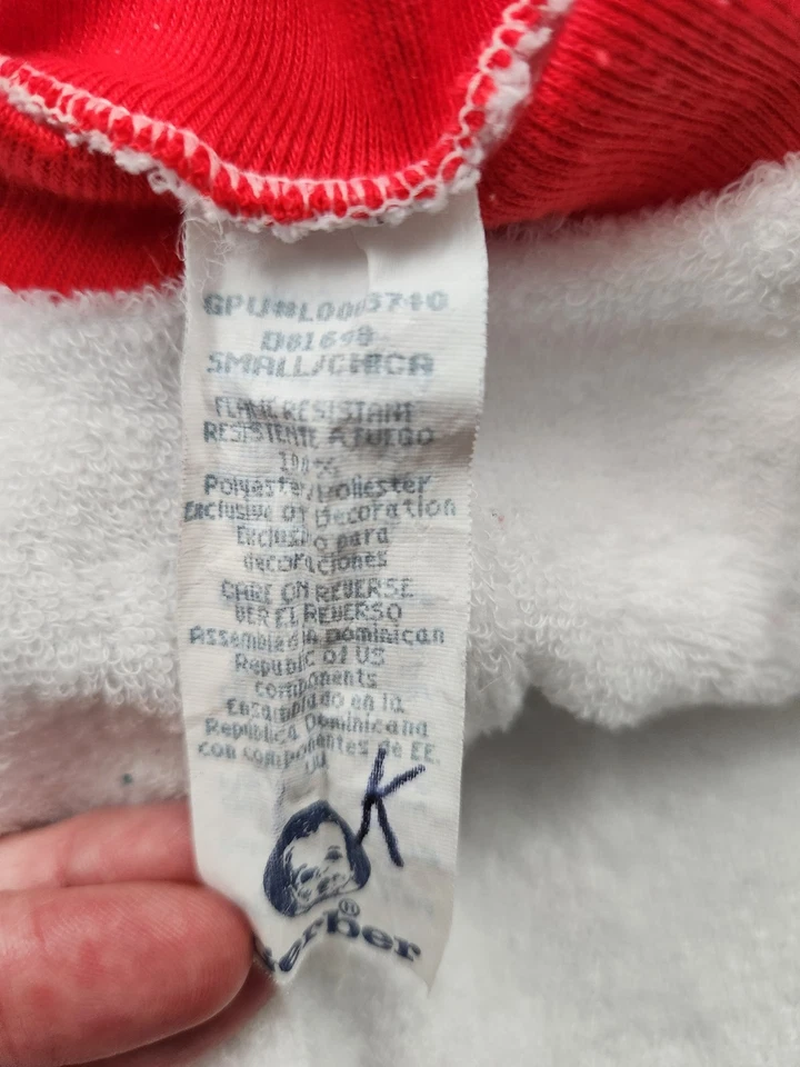 Parche de oso Gerber vintage para dormir bebé - ABC, blanco y rojo - 0-3 meses Foto 3 de 3