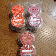 3 pack!!Scentsy Go Pods Pod Fragrance NIP Strawberry, Velvet moon,kukui Coconut 