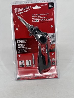 Milwaukee 2488-20 M12 12 Volt Cordless Soldering Iron with Pivoting Head