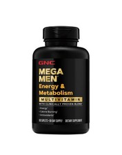 GNC Mega Men Energy  Metabolism Multivitamins, 180 ct Exp: 2027