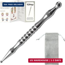 Acupuncture Pen, Premium Stainless Steel Acupressure Pen for Muscle Tension Pain