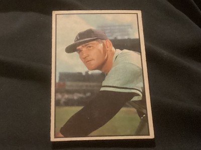 1953 Bowman Color Alex Kellner #107 - Very Good - Lite Corner Wear - Crease Top