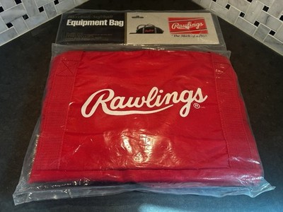 NIB Rawlings Scarlet Equipment & Bat Bag Baseball/Softball 9.5 H X 36 L X 6.5 W