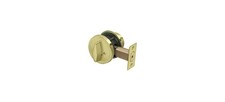 Deltana CL200LA-3 Single Deadbolt GR2 w/ 2-3/4" Backset in Polished Brass