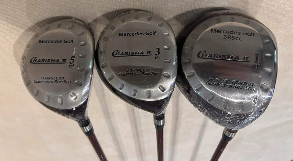 Mercedes Golf conjunto de madeira driver, 3-madeira, 5-madeira masculino grafite flex regular - Imagem 3 de 4
