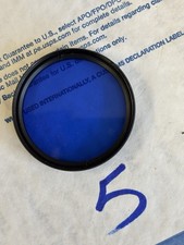 Vintage Tiffen 52mm 80A Color Conversion Filter Circular Threaded Blue Made USA