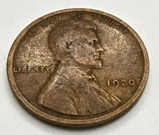1920 P Lincoln Wheat Cent F/VF You Grade It! Penny Type Coin Free Ship!