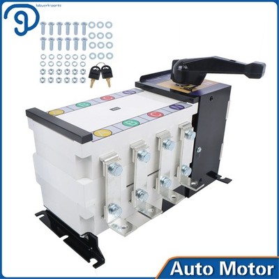 ATS 400A 4 Poles 110/220V Grid to AC Generator Automatic Transfer Switch