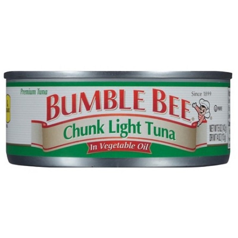 24x Bumble Bee Tuna Chunk Light Vegetable Oil Snacks Fresh Sealed Bulk 5oz 12190₽