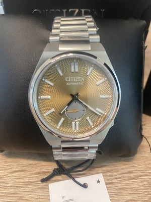 Citizen Tsuyosa Small Seconds NK5010-51X Automatik Grün NEU Ungetragen Full Set