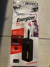 Energizer Ultimate Lithium 30,000mAh 30W PD 3-Port USB-C w/LCD Powerbank